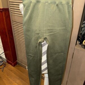 Calvin Klein Sage Ribbed Leggings